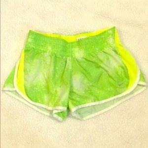 Green Splatter Nike shorts💚